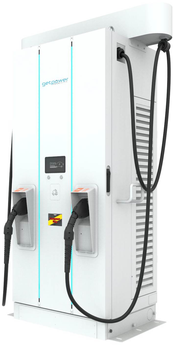 Bild 1 getpower DS90 – mit Kabelmanagement